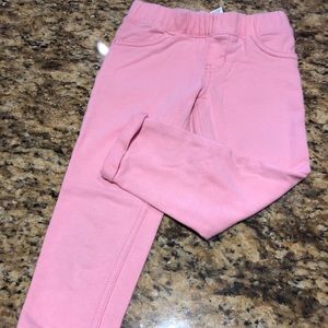Girls pink leggings